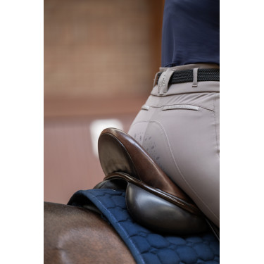 Pikeur Laure damesbroek full grip 3005 met hoge taille Taupe Bruin Pikeur Laure damesbroek full grip 3005 met hoge taille Taupe Bruin