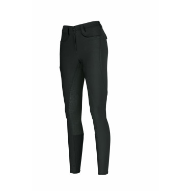 Pikeur Laure damesbroek full grip mid waist 3006 Donkergroen