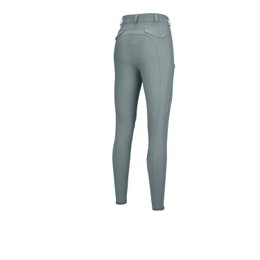 Pikeur Laure damesbroek full grip mid waist 3006 Jade Blauw