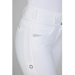 Broek Pikeur Laure full grip dames Wit Broek Pikeur Laure full grip dames Wit