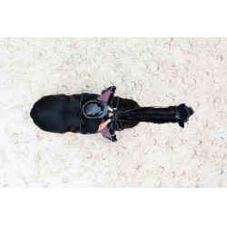 Paardrijcap Abus Airluxe Chroom L.V Glanzend zwart Paardrijcap Abus Airluxe Chroom L.V Glanzend zwart