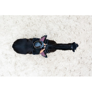 Paardrijcap Abus Airluxe Chroom L.V Glanzend zwart Paardrijcap Abus Airluxe Chroom L.V Glanzend zwart