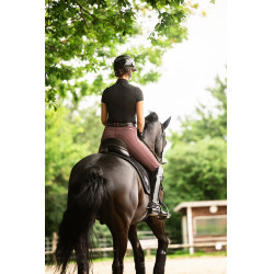 Paardrijcap Abus Airluxe Chroom L.V Glanzend zwart Paardrijcap Abus Airluxe Chroom L.V Glanzend zwart