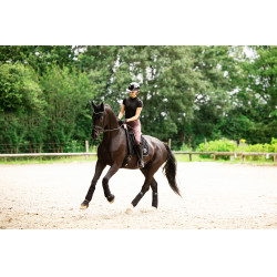 Paardrijcap Abus Airluxe Chroom L.V Glanzend zwart Paardrijcap Abus Airluxe Chroom L.V Glanzend zwart