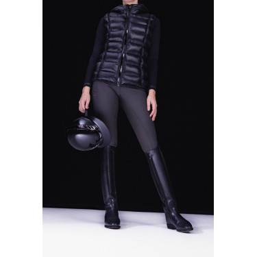 Paardrijcap Abus Airluxe Chroom L.V Glanzend zwart Paardrijcap Abus Airluxe Chroom L.V Glanzend zwart