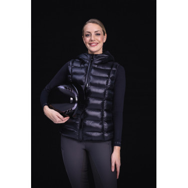 Paardrijcap Abus Airluxe Chroom L.V Glanzend zwart Paardrijcap Abus Airluxe Chroom L.V Glanzend zwart