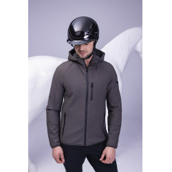 Paardrijcap Abus Airluxe Chroom L.V Glanzend zwart Paardrijcap Abus Airluxe Chroom L.V Glanzend zwart