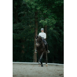 Paardrijcap Abus Airluxe Chroom L.V Glanzend zwart Paardrijcap Abus Airluxe Chroom L.V Glanzend zwart