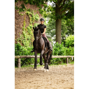 Abus Airluxe Supreme paardrijcap Zwart