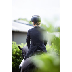 Abus Airluxe Supreme paardrijcap Zwart