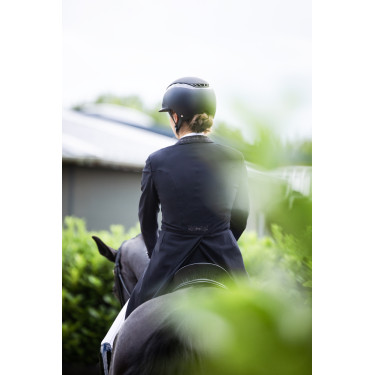 Abus Airluxe Supreme paardrijcap Zwart