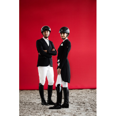 Abus Airluxe Supreme paardrijcap Zwart