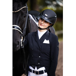 Abus Airluxe Supreme paardrijcap Zwart