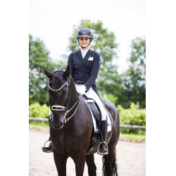 Abus Airluxe Supreme paardrijcap Zwart