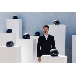 Abus Airluxe Supreme paardrijcap Zwart