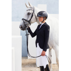 Abus Airluxe Supreme paardrijcap Zwart