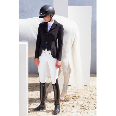 Abus Airluxe Supreme paardrijcap Zwart