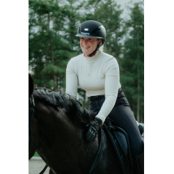 Abus Airluxe Supreme paardrijcap Zwart