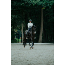 Abus Airluxe Supreme paardrijcap Zwart