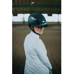 Abus Airluxe Supreme paardrijcap Zwart