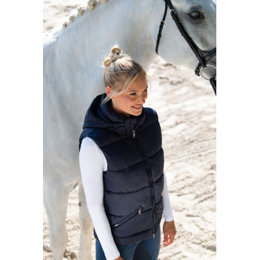 Mouwloze bodywarmer Pikeur Nos Nachtelijke hemel Marineblauw