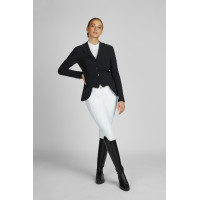 Korte dressuurfrak Pikeur Cecile dames Zwart