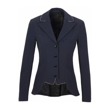 Korte dressuurfrak Pikeur Cecile dames Nachtblauw