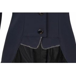 Korte dressuurfrak Pikeur Cecile dames Nachtblauw