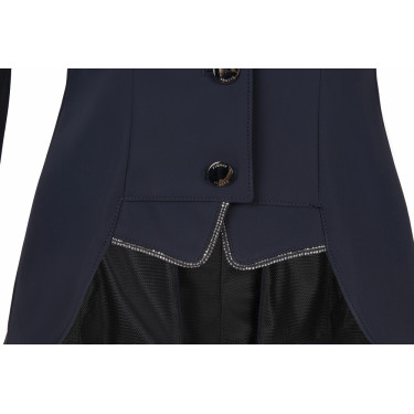Korte dressuurfrak Pikeur Cecile dames Nachtblauw