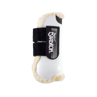 Eskadron Flexisoft peesbeschermers met imitatiebont Wit Eskadron Flexisoft peesbeschermers met imitatiebont Wit