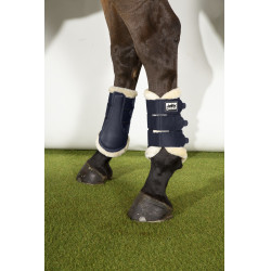 Eskadron Soft Mesh peesbeschermers met imitatiebont