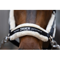 Halster Eskadron imitatiebont Dubbele gesp Donkerbruin Halster Eskadron imitatiebont Dubbele gesp Donkerbruin