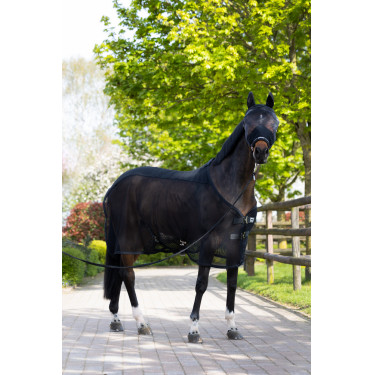 Halster en vliegenmasker Eskadron Zwart