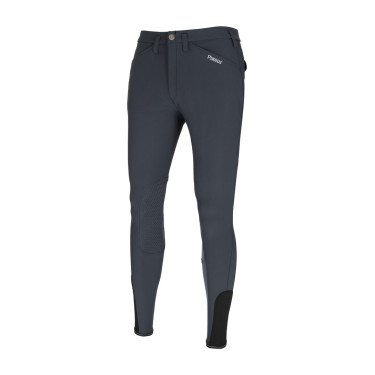Herenbroek Pikeur Rodrigo kniestukken grip Modder Grijs