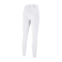 Pikeur Candela damesbroek met kunstlederen zitvlak, hoge taille 1808 Wit