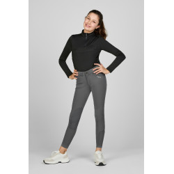 Kinderbroek Pikeur Brooklyn kniestukken grip Lichtgrijs Kinderbroek Pikeur Brooklyn kniestukken grip Lichtgrijs