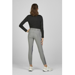 Kinderbroek Pikeur Brooklyn kniestukken grip Lichtgrijs Kinderbroek Pikeur Brooklyn kniestukken grip Lichtgrijs