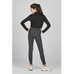 Kinderbroek Pikeur Brooklyn kniestukken grip Donkere schaduw Grijs