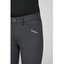 Kinderbroek Pikeur Brooklyn kniestukken grip Donkere schaduw Grijs