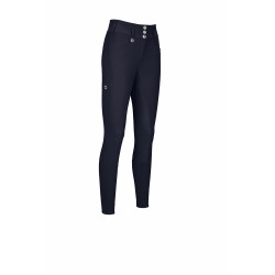 Damesbroek Pikeur New Candela met kunstlederen zitvlak 3908 hoge taille