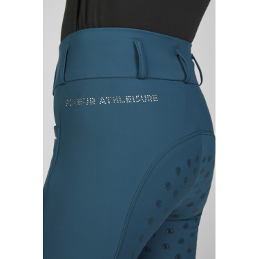 Pikeur Lilith meisjesbroek full grip hoge taille 9105 Diepe oceaan Blauw