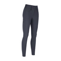 Amia-broek 6805 Pikeur kniestukken grip midhoge taille dames Donkere schaduw Grijs