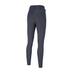 Amia-broek 6805 Pikeur kniestukken grip midhoge taille dames Donkere schaduw Grijs