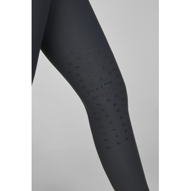 Amia-broek 6805 Pikeur kniestukken grip midhoge taille dames Donkere schaduw Grijs