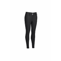 Pikeur broek midhoge taille meisje full grip 9306 Zwart Pikeur broek midhoge taille meisje full grip 9306 Zwart