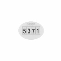 Wedstrijdnummertas Eskadron Wit