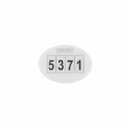 Wedstrijdnummertas Eskadron Wit