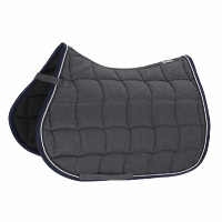 Eskadron Performance Contrast zadeldek Anthracietmix Grijs