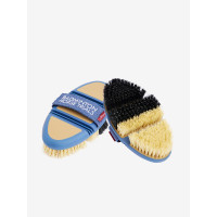 Flexi Half & Half Grooming Borstel LeMieux Blauw Badminton