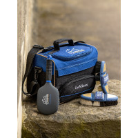 Flexi Half & Half Grooming Borstel LeMieux Blauw Badminton